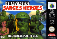 Army Men Sarge's Heroes PAL Nintendo 64 PAL box art